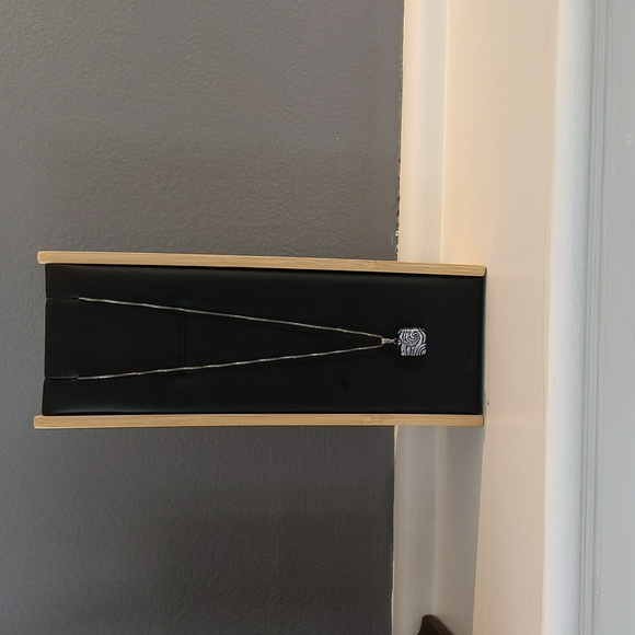 Glass Square Necklace - Picture 1 of 4